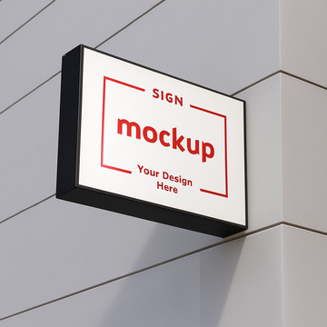 Face and back trim cap light box sign with dual LED illumination for storefronts