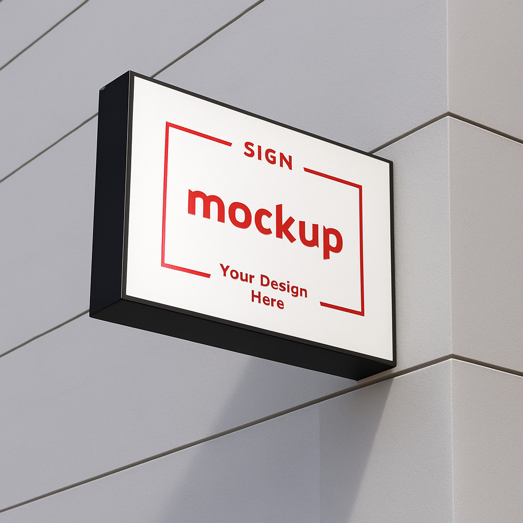 Face and back trim cap light box sign with dual LED illumination for storefronts