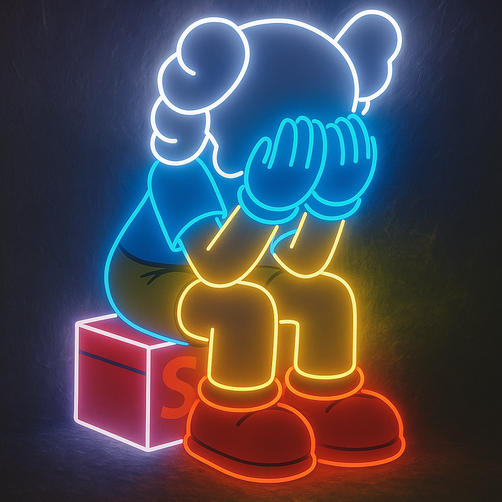 Custom flex neon sign with lightweight flexible LED design for creative displays